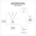 wholesale 925 Sterling Silver Star Pendant Multi-Layered Chain Necklace - Holiday Gift for Her-0-4