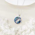 wholesale 925 Sterling Silver I Love You Dragonfly Pendant Necklace-0-4
