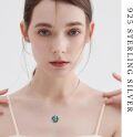 wholesale 925 Sterling Silver Abalone Shell Dancing Girl Pendant Necklace Gift for Her-0-3