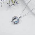 wholesale 925 Sterling Silver Cat Pendant Necklace-0-11