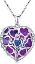 wholesale TOUPOP Birthstone Necklace Tree Of Life Necklace Pendant -0-0