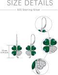 wholesale 14K Gold Plated Sterling Silver Round Natural Jade Earrings for Women-0-10