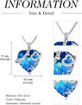 wholesale TOUPOP Mothers Day Gifts For Mom 925 Sterling Silver I Love You Forever Necklace Heart Crystal Mother Daughter Jewelry Birthday Gifts For Her Women Grandma Nana From Daughter Son -0-2
