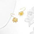 wholesale 14K Gold Daisy Flower Drop Earrings for Women Gift Ideas-0-3