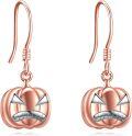 wholesale TOUPOP Pumpkin Earrings For Women Sterling Silver Earrings Cute Pumpkin Dangle Drop Earrings Christmas Xmas Birthday Gifts For Her Women Mom Grandma -0-0