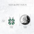 wholesale 925 Sterling Silver Green Leaf Heart Necklace-0-4