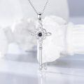 wholesale 925 Sterling Silver Moissanite Witches Knot Necklace Witch Jewelry for Women-0-37
