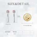 wholesale 925 Sterling Silver Baseball Stud Earrings Sports Gift for Women-0-4