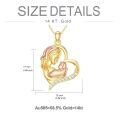 wholesale 14k Mother And Child Pendant-0-3