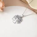 wholesale 925 Sterling Silver Cubic Zirconia Tree of Life Pendant Necklace for Women Family s-0-4