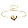 wholesale 14k Gold Moon And Mushroom Bracelet-0-0