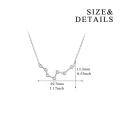wholesale 925 Sterling Silver Zircon Constellation Necklace-0-4