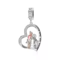 wholesale 925 Sterling Silver Family Love Charm Bracelet Wholesale for Daughter Mother Lover - Birthday Valentine's Day Gifts-0-102