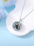 wholesale TOUPOP 925 Sterling Silver Spider Pendant Necklace For Women Birthday Jewelry Gifts For Her -0-2