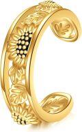 wholesale 14K Gold Daisy Flower Ear Wrap Hoop Earring -0-1