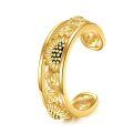wholesale 14k Gold Sunflower Clip Earrings Floral Leaf Adjustable Ear Cuff For Women-0-0