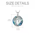 TOUPOP Sterling Silver Crystal Tree Of Life Letter Pendant Necklace-0-5