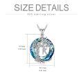 TOUPOP Sterling Silver Crystal Tree Of Life Letter Pendant Necklace-0-5