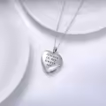 TOUPOP Sterling Silver Crystal Turtle Photo Locket Necklace Ocean Jewelry Gifts-0-3