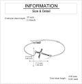 wholesale 925 Sterling Silver Cross Pendant Chain Link Bracelets  for Girls and Women-0-2