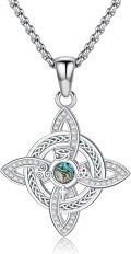 wholesale Sterling Silver Mustard Seed Compass Nurse Pendant Necklace w Birthstone Animal Jewelry Gift for Women-0-0