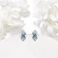wholesale 925 Sterling Silver Celtic Knot Opal Stud Earrings for Women - Good Luck Irish Jewelry-0-33