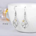 wholesale TOUPOP Cat Earrings For Women Sterling Silver Cat Dangle Drop Hooks Earrings Animal Jewelry Christmas Xmas Birthday Gifts For Her Women Mom Grandma -0-1