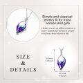 wholesale 925 Sterling Silver Platinum-Plated Phoenix Necklace for Women, Anti-Tarnish, Hypoallergenic Jewelry Gift-0-2