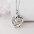 wholesale 925 Sterling Silver Rainbow Crystal Phoenix Pendant Necklace - Unique s for Women-0-2