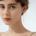 wholesale 925 Sterling Silver Crystal Drop Earrings White Gold Plated Long Tassel Chain-0-3