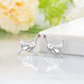 wholesale 925 Sterling Silver Hypoallergenic Chicken Stud Earrings for Women and Teen Girls-0-2