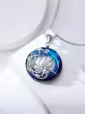 TOUPOP Sterling Silver Crystal Dragonfly Necklace Gift for Women-0-2
