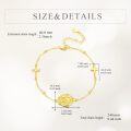 wholesale Gold 925 Sterling Silver Cross Virgin Mary Adjustable Bracelet -0-4
