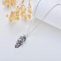wholesale  Sterling Silver Quartz Frog Pendant Necklace Gift for Women Mom -0-34