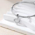 wholesale 925 Sterling Silver & CZ Paw Print Charm - Hypoallergenic Dog Lover Jewelry Gift for Women Men-0-1