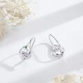 wholesale 925 Sterling Silver Sloth Heart Drop Dangle Leverback Earrings for Women Girls Gifts-0-2