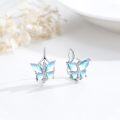 wholesale 925 Sterling Silver Moonstone Butterfly Stud Earrings-0-1