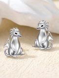wholesale 925 Sterling Silver Dragon Stud Earrings - Halloween  Ideas-0-1