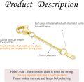wholesale 14K Gold (Au585) Nickel-Free Hypoallergenic Jewelry Extender Chain - 0.5/1/1.5/2/3 Inch with Lobster Clasp-0-1