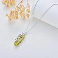 wholesale  Sterling Silver Quartz Frog Pendant Necklace Gift for Women Mom -0-44