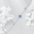 wholesale 925 Sterling Silver Blue Opal Sea Turtle Starfish Anklet For Women-0-2