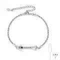 TOUPOP Sterling Silver Stone Keepsake Urn Bracelets For Ashes-0-0