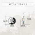 wholesale 925 Sterling Silver Mountain And Tree Leverback Earrings-0-4
