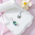 wholesale 925 Sterling Silver Abalone Shell Hummingbird Drop Dangle Earrings for Women-0-4