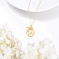 wholesale 14K Gold Soccer Ball Cross Pendant Necklace - Sports s for Women and Men-0-1