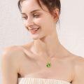 wholesale 14K Gold Sterling Silver Jade Tree of Life Necklace for Women-0-1