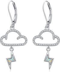 wholesale  Sterling Silver Gemstone Dangle Earrings for Women Jewelry Gifts ( chars)-trendy