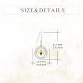 wholesale 925 Sterling Silver Bee Drop Earrings with Gold and Black Accents for Women-0-4