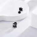 wholesale 925 Sterling Silver Studs with Spikes and Eyes - Gothic Style Earrings for Men Women-0-2