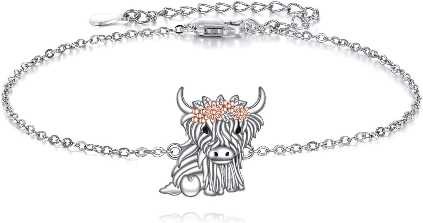Sterling Silver Cross Bracelet Jewelry with Stone for Women-0-0